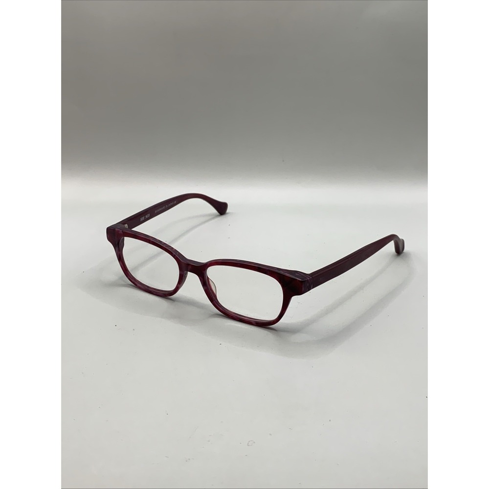 SEE Eyeglasses 5633 48-17-140 C843M Red Marbled Full Rim Frame Only